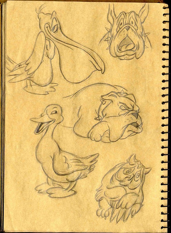 大学期间临摹的作品-Disney