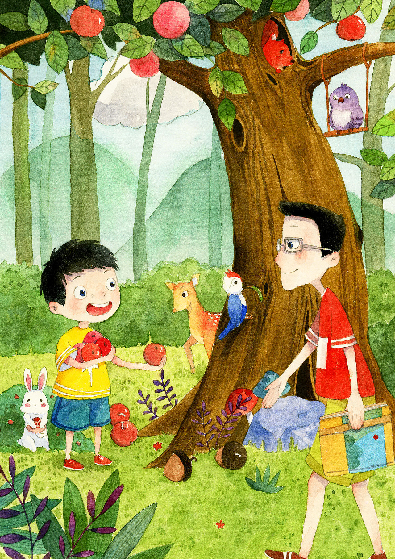 一些以前的儿童插画