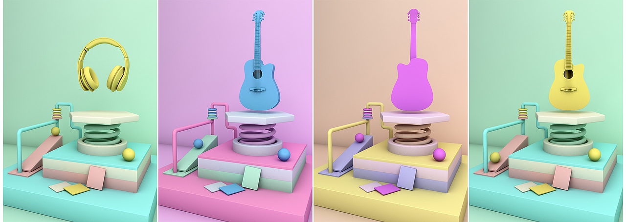 消失动态练习（图ZMTAyNzI2Mjgw） - 场景 - 站酷设计师Yoxutab原创素材 - 站酷ZCOOL