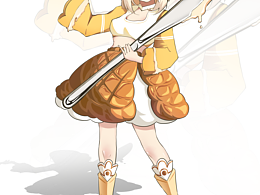 【原畫設(shè)計個人分享】奶油少女