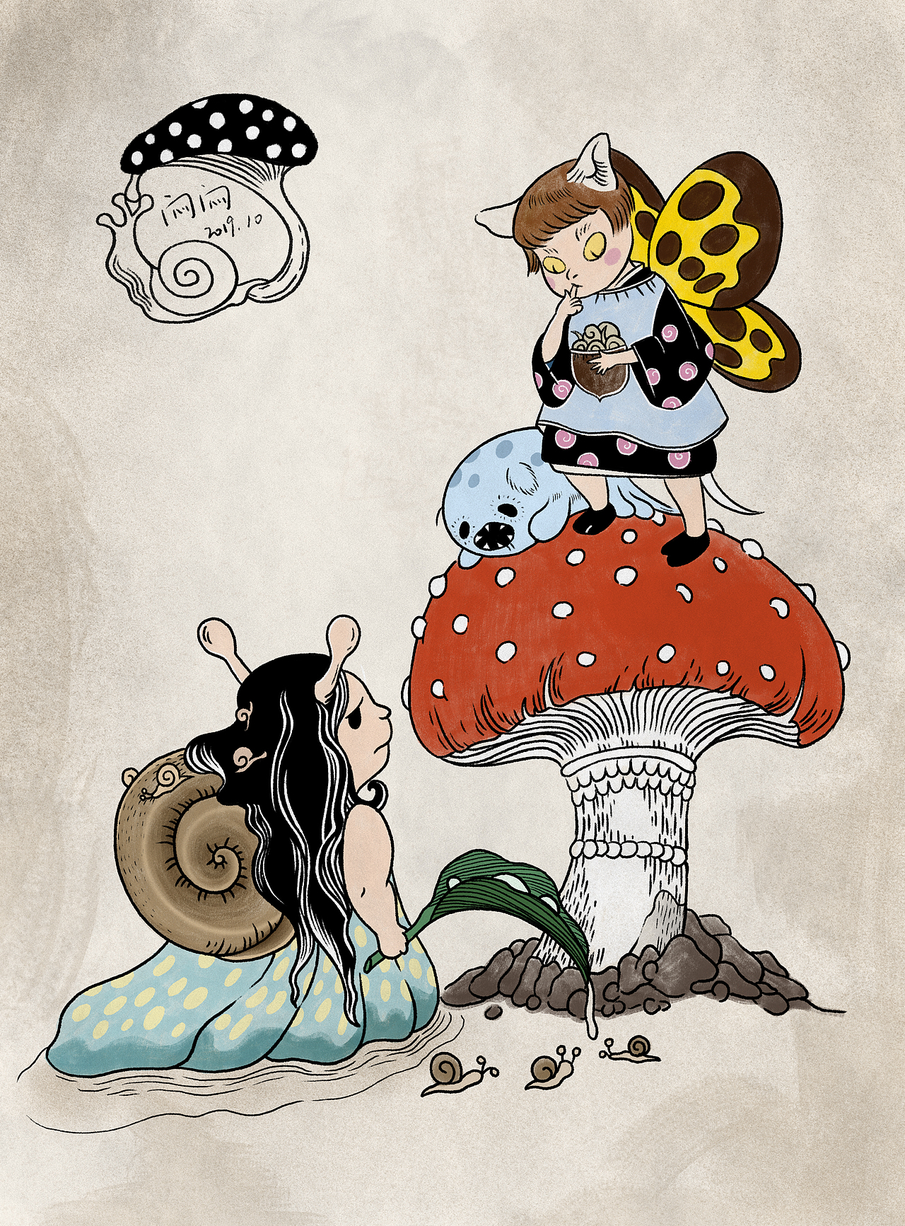 臨摹石黑亞矢子的妖精～（圖ZMTgyNDM1NDQ4） - 創(chuàng)作習(xí)作 - 站酷設(shè)計(jì)師墩墩喝牛奶原創(chuàng)素材 - 站酷ZCOOL