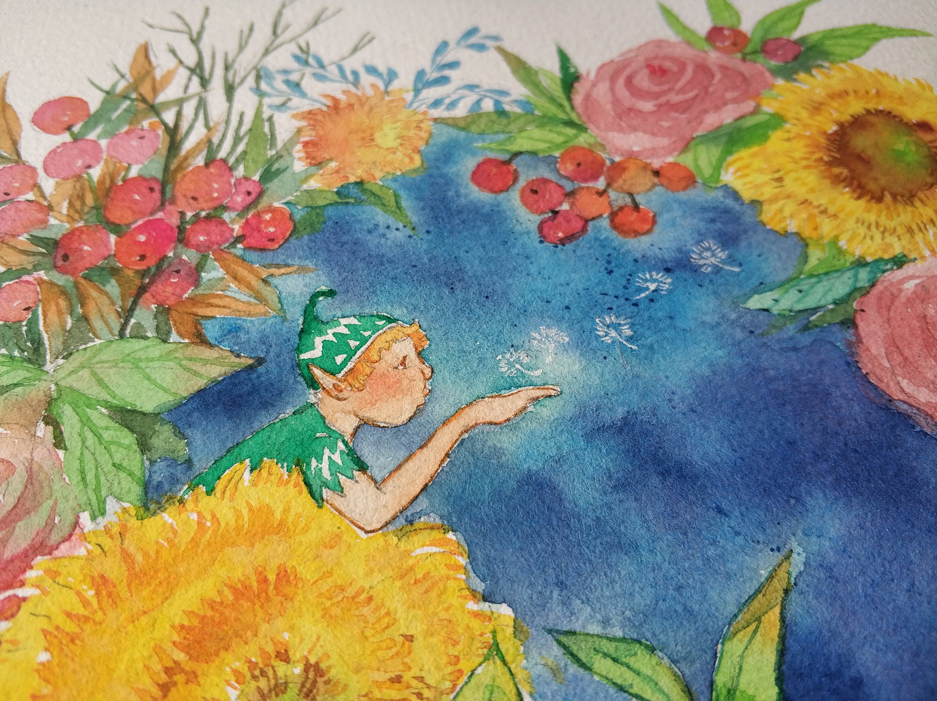 吹蒲公英的精灵