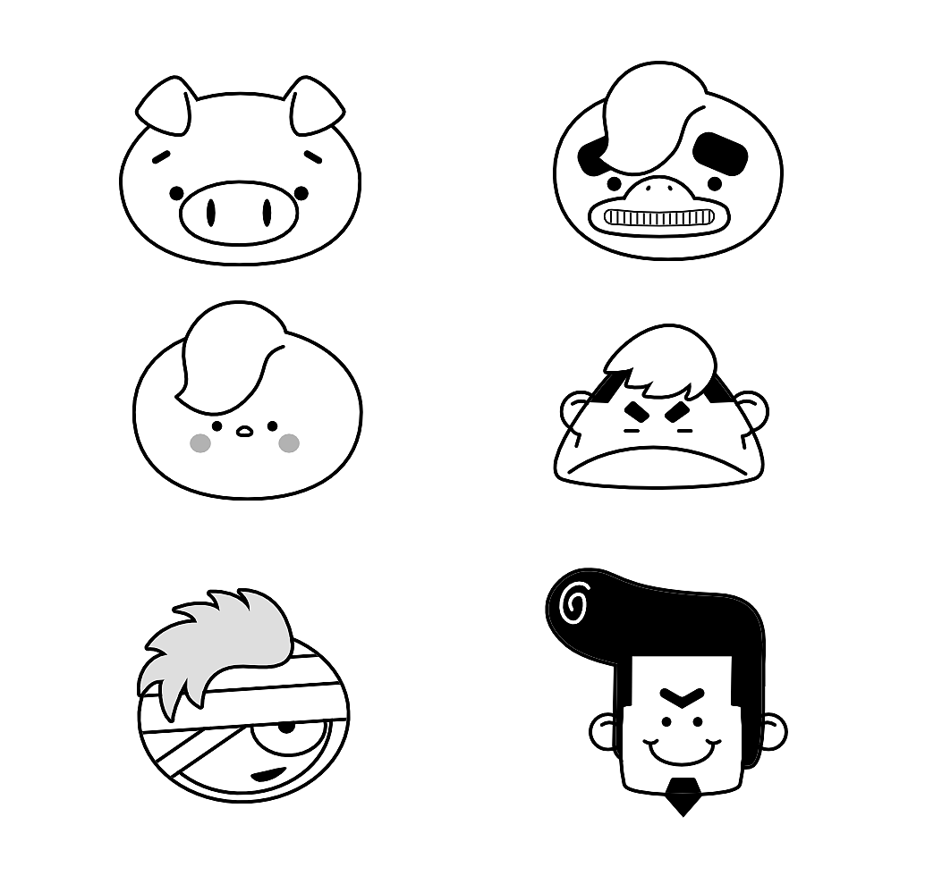 近日一些表情包设计