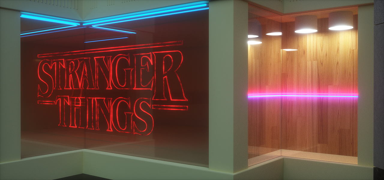 怪奇物語 第三季 c4d渲染練習(xí)（圖ZMTgwOTg2NzQ0） - 場景 - 站酷設(shè)計(jì)師難受的鼻毛原創(chuàng)素材 - 站酷ZCOOL