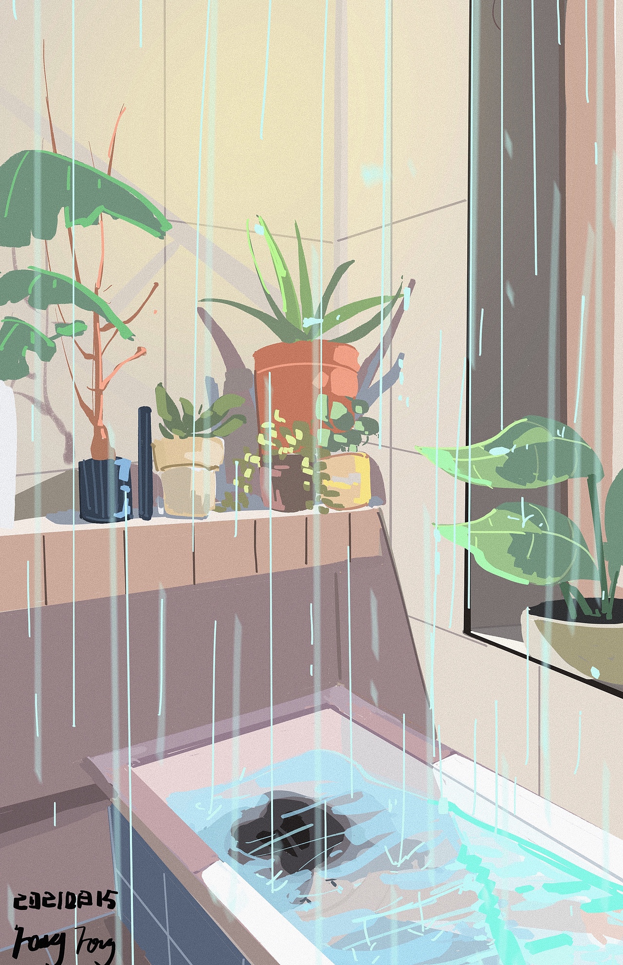 色彩打卡一个月汇总（图ZMjY5NzM3NTAw） - 创作习作 - 站酷设计师圈圈想转圈圈原创素材 - 站酷ZCOOL