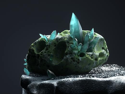 水晶渲染練習(xí)（個(gè)人主頁-ZNTY5OTU2MDA=） - 動(dòng)畫/影視 - 站酷設(shè)計(jì)師SherryWang123原創(chuàng)素材 - 站酷ZCOOL