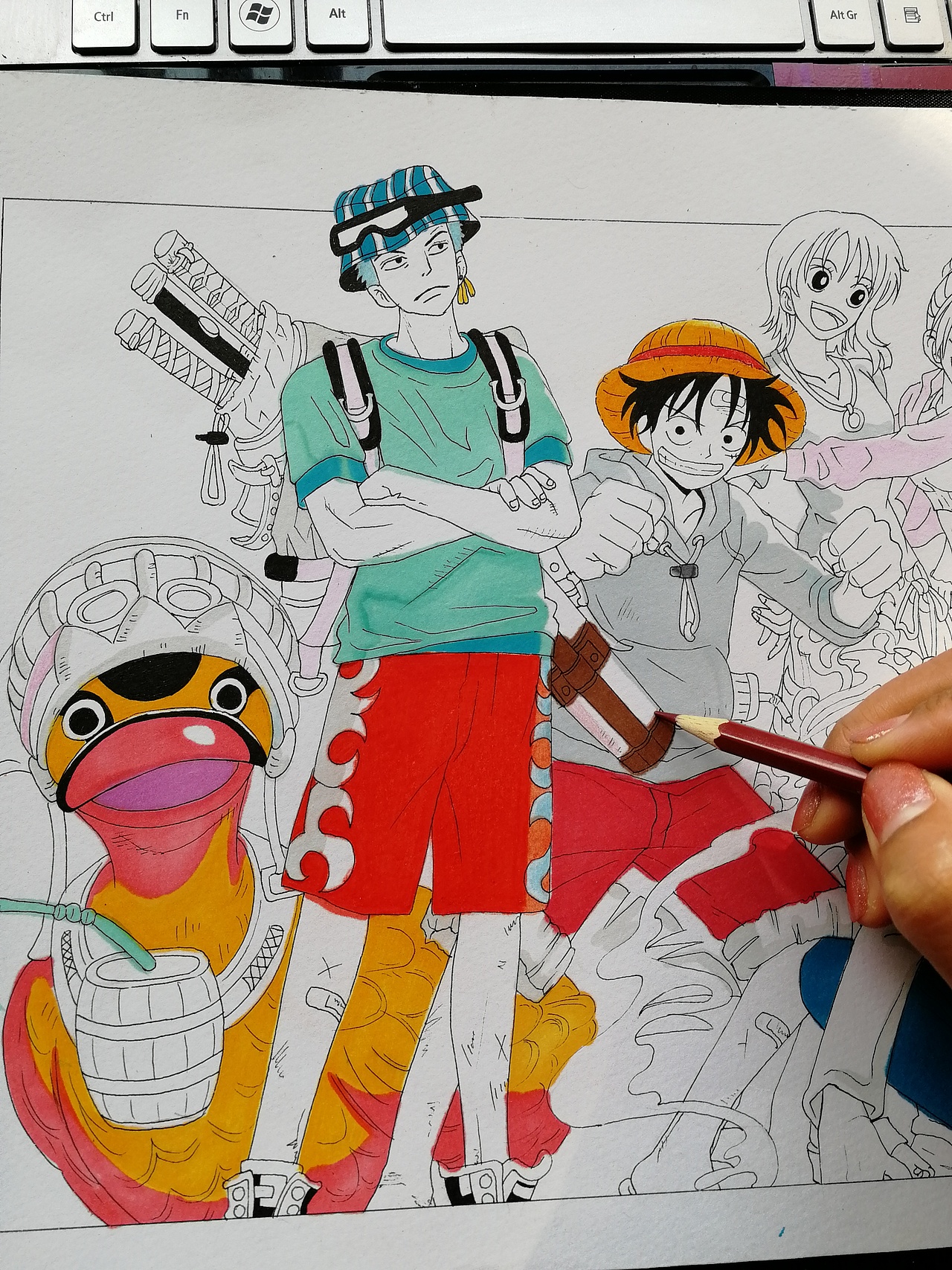 海贼王（图ZMTM1NzU0MzA0） - 绘画 - 站酷设计师之木_原创素材 - 站酷ZCOOL