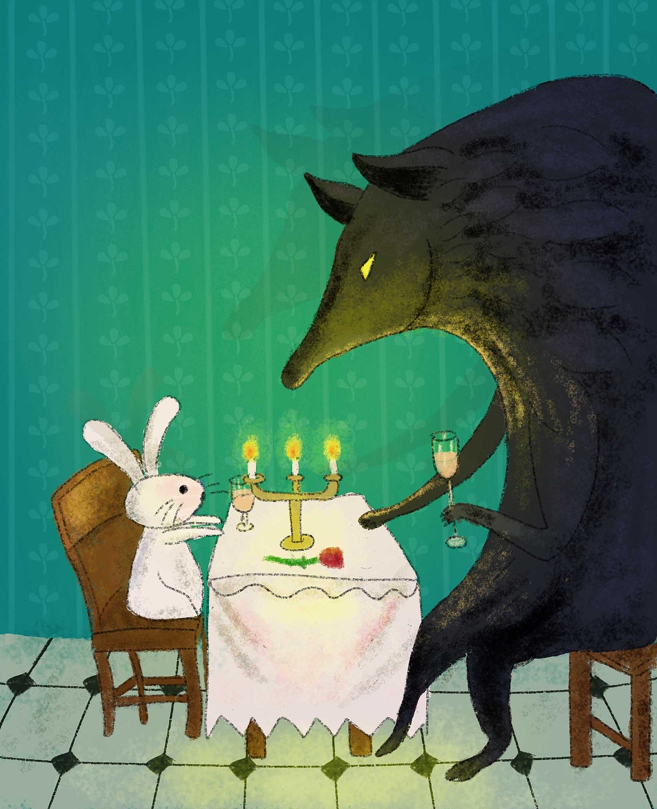 小白兔和大灰狼