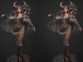 次世代角色模型《女战士》制作教程