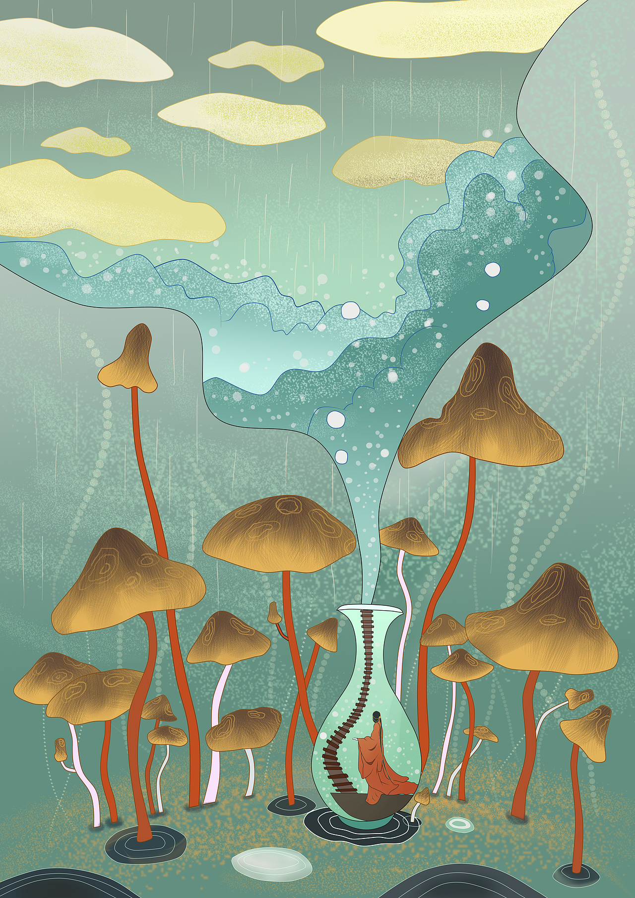 商业插画（图ZMTI1ODU1NjA0） - 商业插画 - 站酷设计师半树夏原创素材 - 站酷ZCOOL