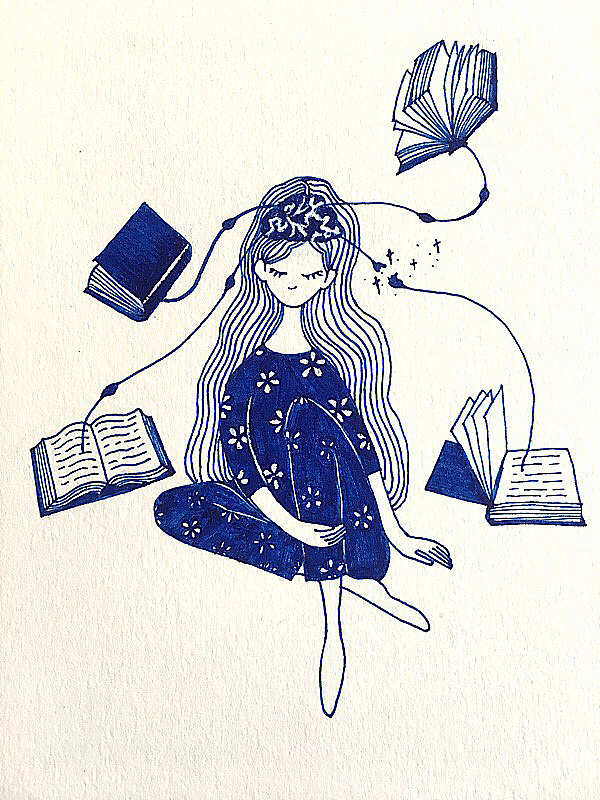 《阅读障碍诊疗所》（图ZMTUyNTMxOTUy） - 艺术插画 - 站酷设计师织网员7号原创素材 - 站酷ZCOOL