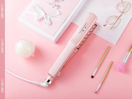 卷发棒摄影丨简木视觉 × 直发夹蓬松夹 小家电产品摄影