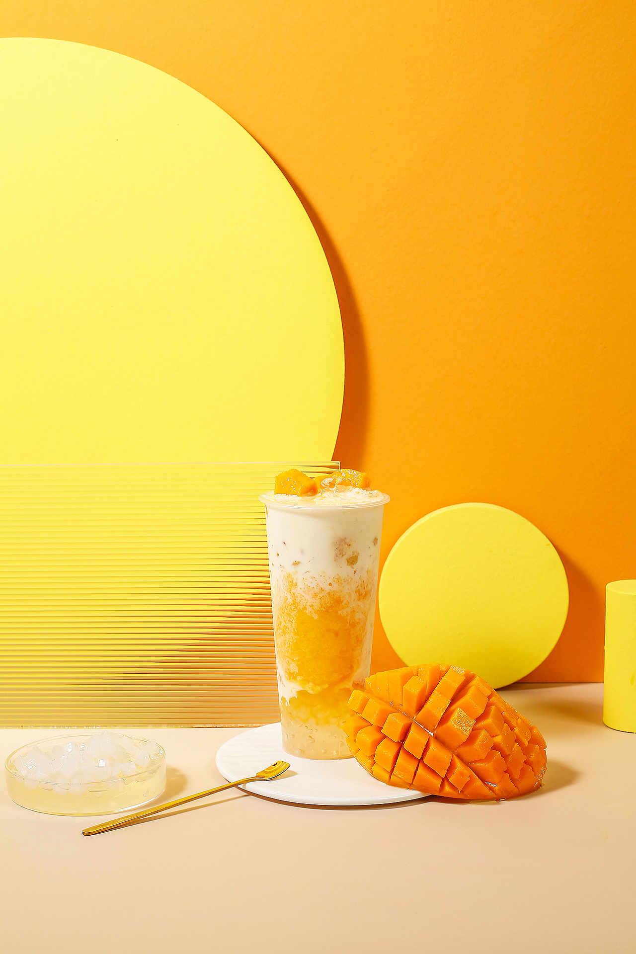 饮料饮品奶盖茶柠檬茶拍摄摄影