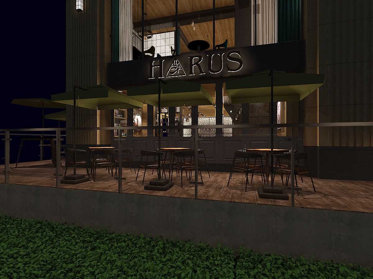 餐厅酒店效果图作品