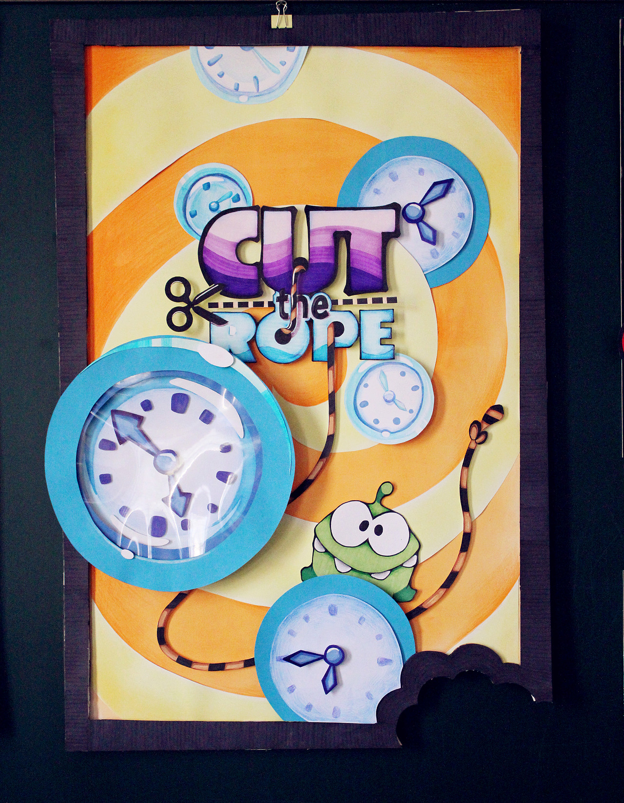 "Cut the rope"POP手绘海报设计（图ZOTU0Nzg1Ng==） - 海报 - 站酷设计师王智髜原创素材 - 站酷ZCOOL