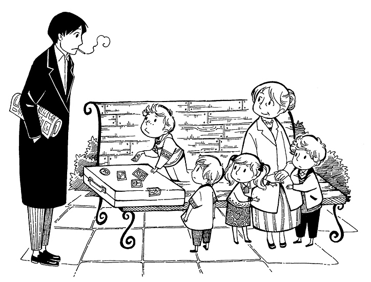 黑白插图-2
