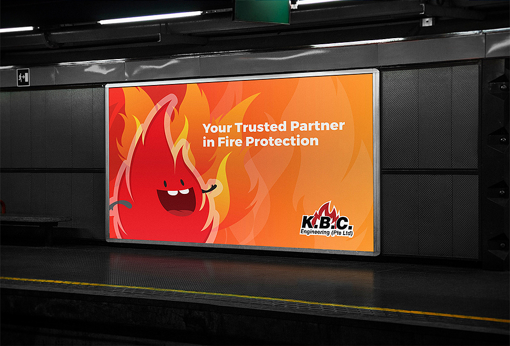 KBC Engineering Fire Branding design 防火品牌