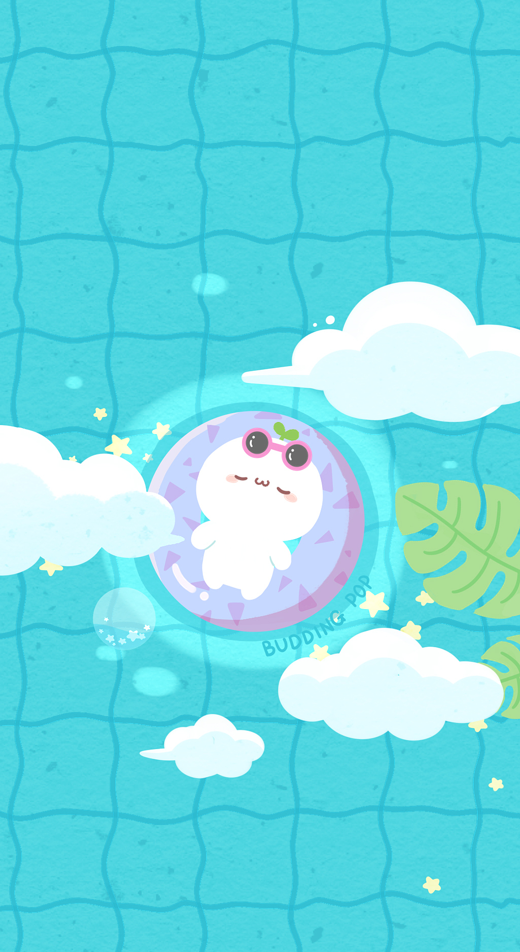 壁纸长草颜团子情侣间的夏日打开方式