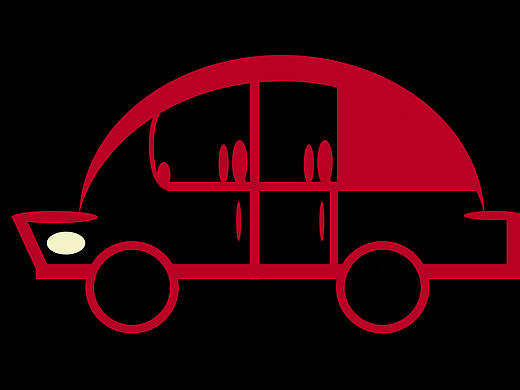 卡通车
