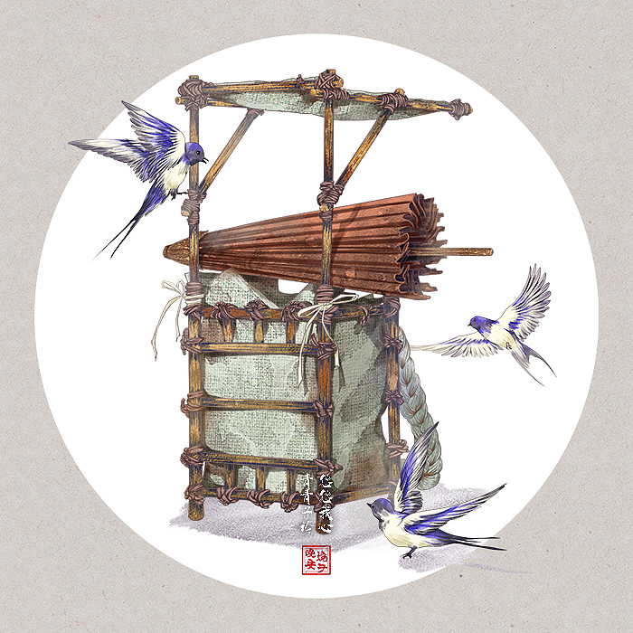 诗词画雅集(一)——圆框版