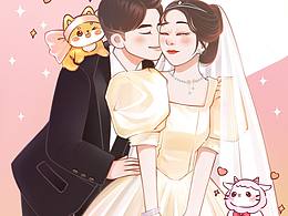 婚礼手绘(客图)