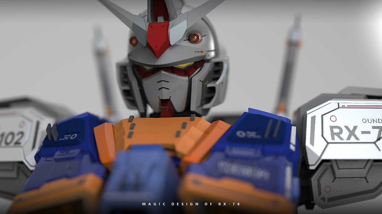 元祖高達(dá)R78（圖ZMjU1OTU4MDU2） - 機(jī)械/交通 - 站酷設(shè)計師季初DEMON原創(chuàng)素材 - 站酷ZCOOL