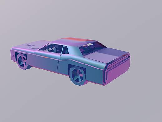 MC汽车爆炸效果