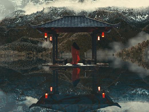 Blender octane练习《侠隐》（个人主页-ZNDgwNjUwMzI=） - 场景 - 站酷设计师福dee原创素材 - 站酷ZCOOL