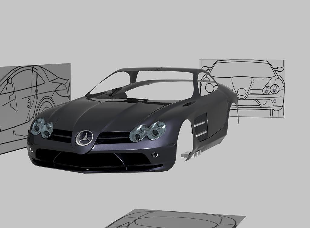 BENZE SLR 未完成。