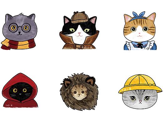 貓貓Cosplay（個人主頁-ZNDAyMzA2ODg=） - 商業(yè)插畫 - 站酷設(shè)計師方塊小魚原創(chuàng)素材 - 站酷ZCOOL