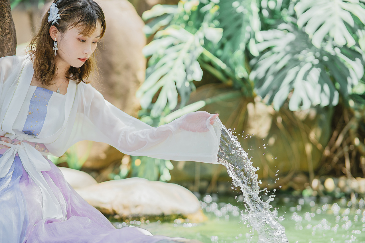 第一次拍摄汉服