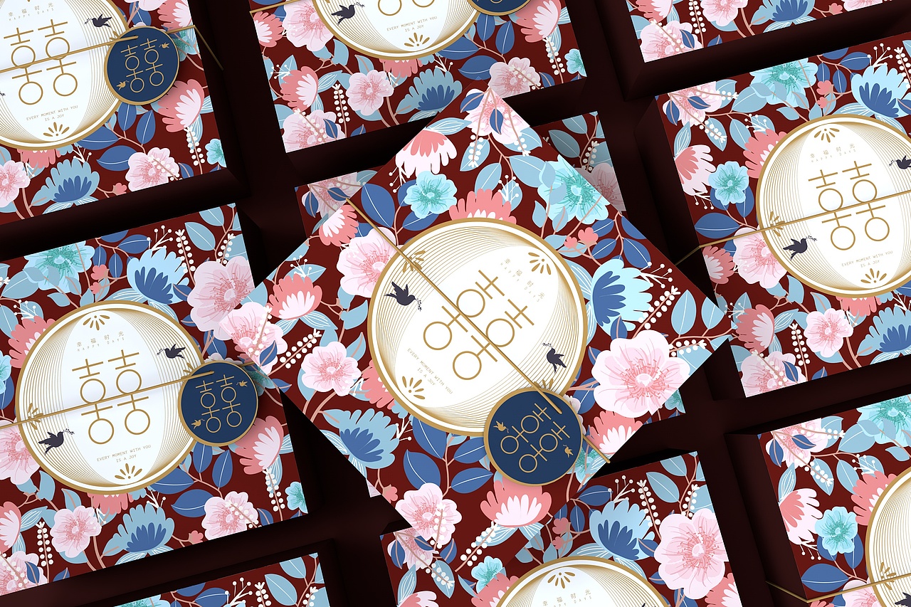 伴手礼盒、生日伴手礼盒、满月礼盒搬家拆迁之喜喜糖盒