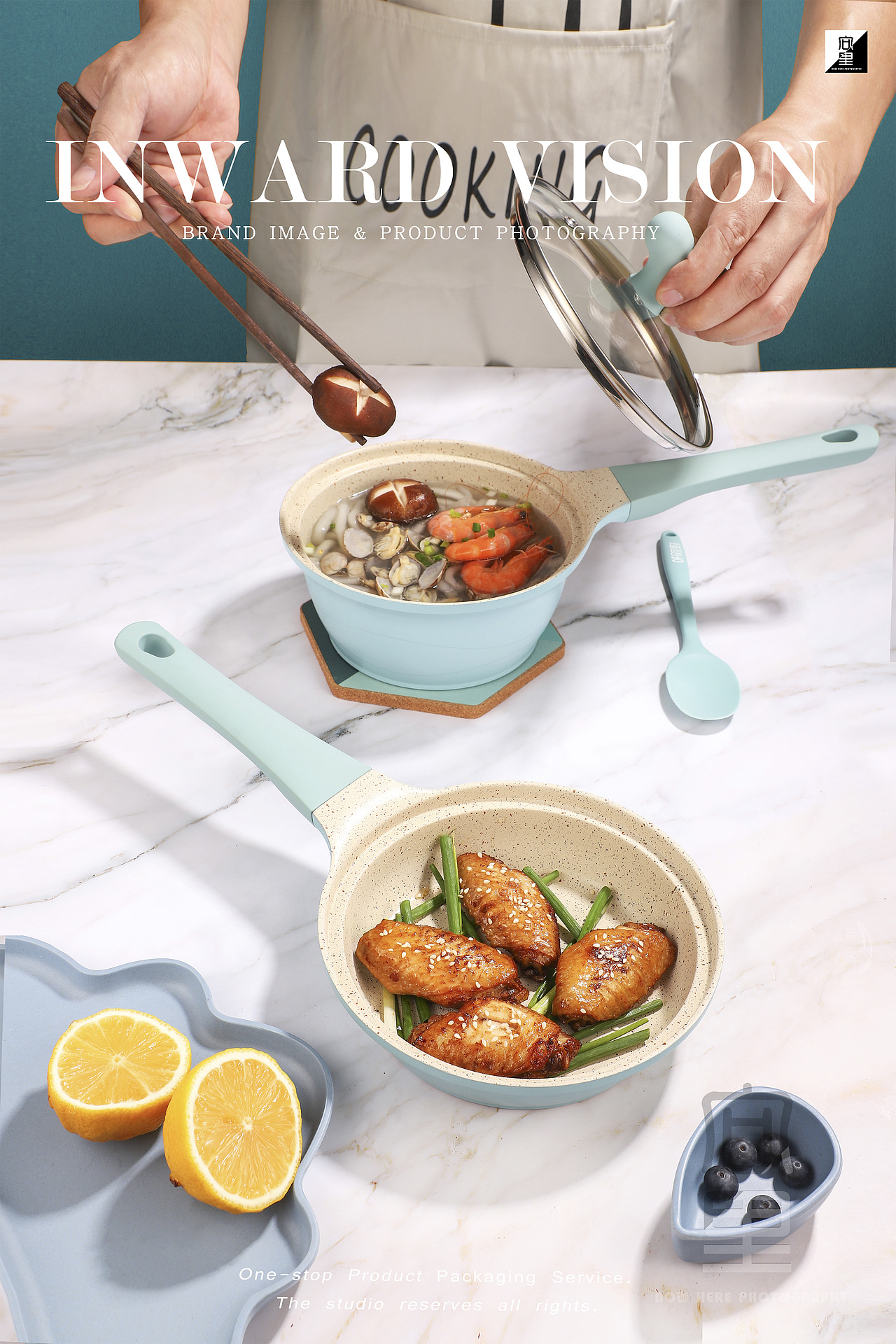 摄影 -宝宝辅食锅/奶锅/餐饮具/炊具 | 向里（图ZMTY5NTEyMjY0） - 产品摄影 - 站酷设计师向里Inward原创素材 - 站酷ZCOOL
