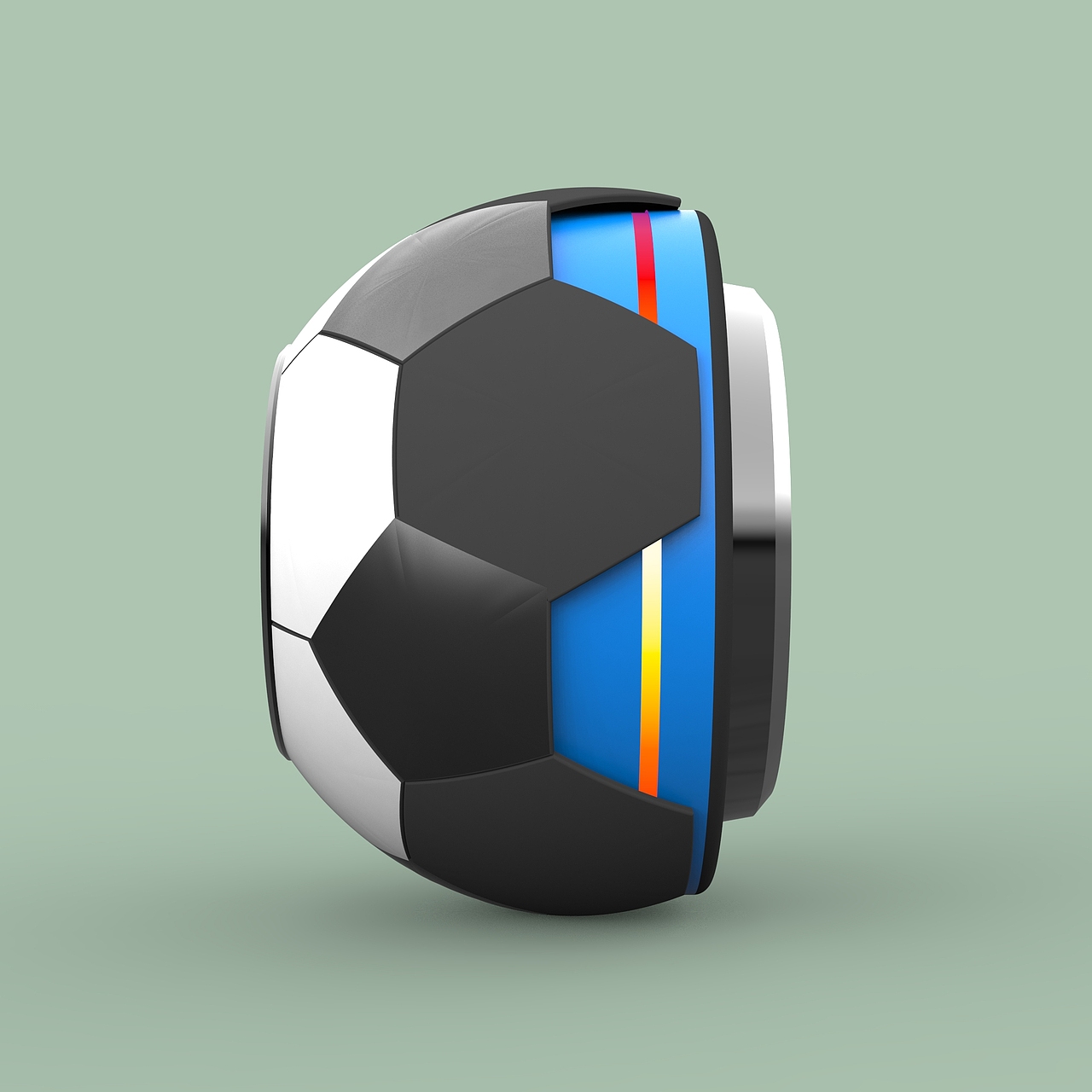 赛车轮毂《猫猫的足球摩天轮》-王牌竞速一周年设计赛