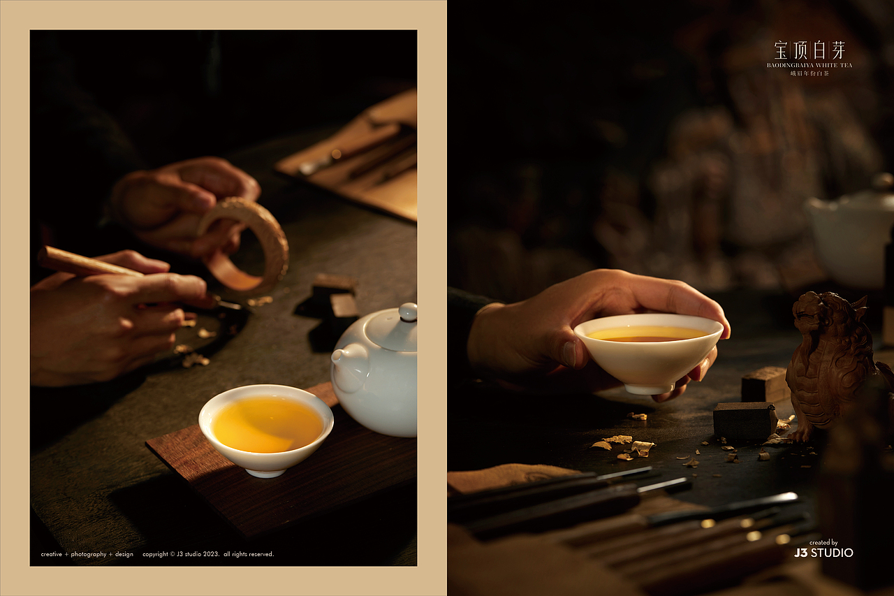茶叶拍摄 / 竹叶青宝顶白芽人文感主题拍摄