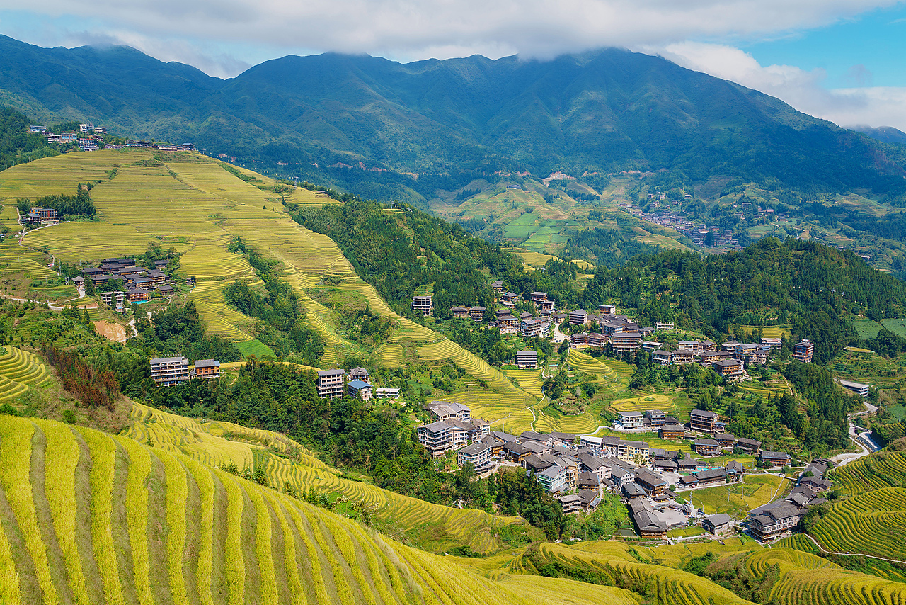 桂林龙脊金坑大寨瑶族梯田