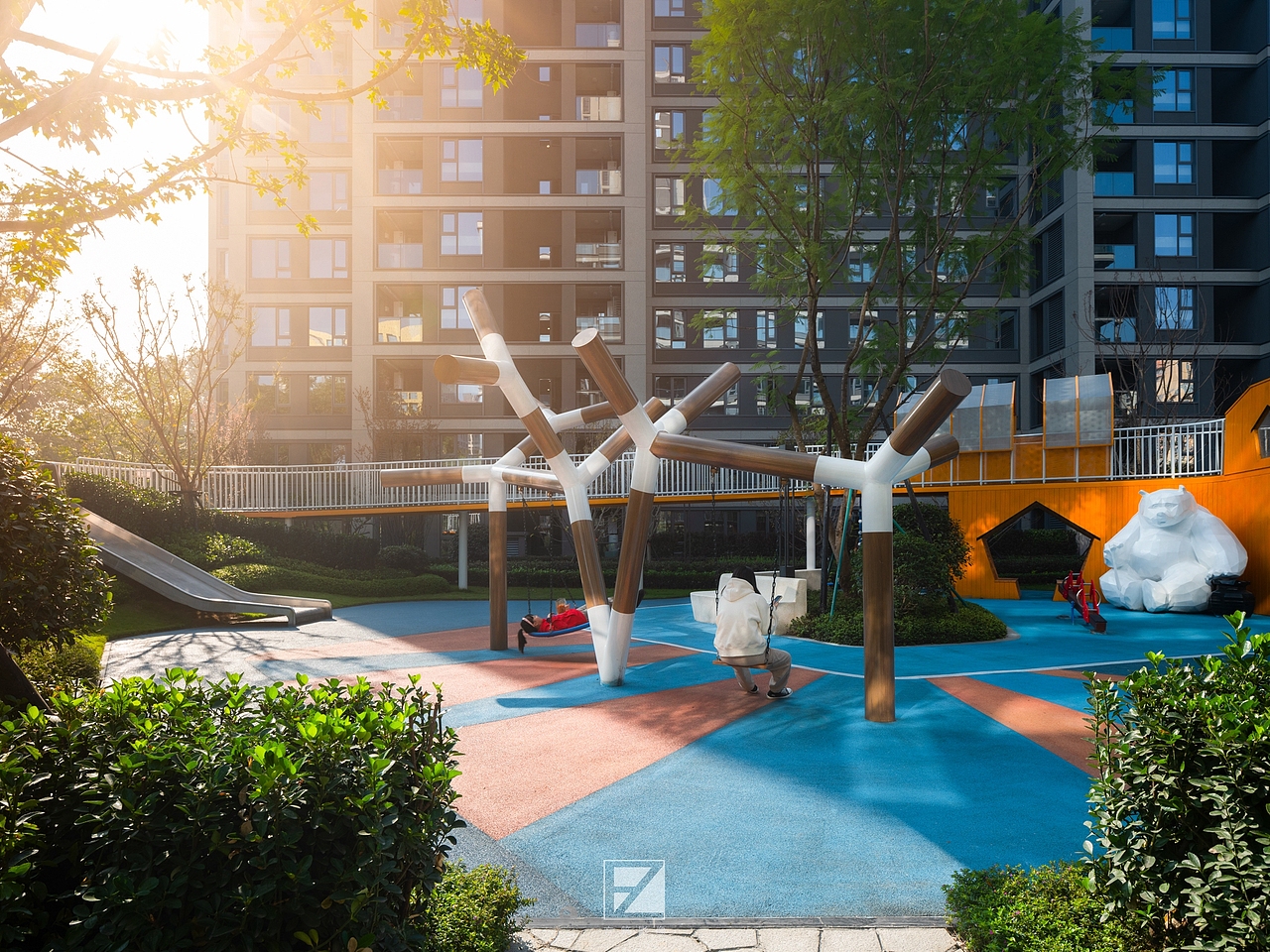 【上海方筑影像】--成都凤起籣庭住宅大区景观（图ZMzI0MTI3NDE2） - 环境/建筑摄影 - 站酷设计师上海方筑影像原创素材 - 站酷ZCOOL