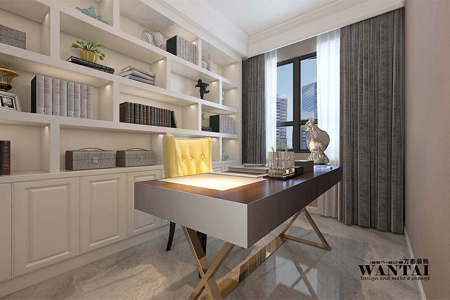 梁山儒轩兰庭132平美式装修风格案例-济宁柳小媛推荐