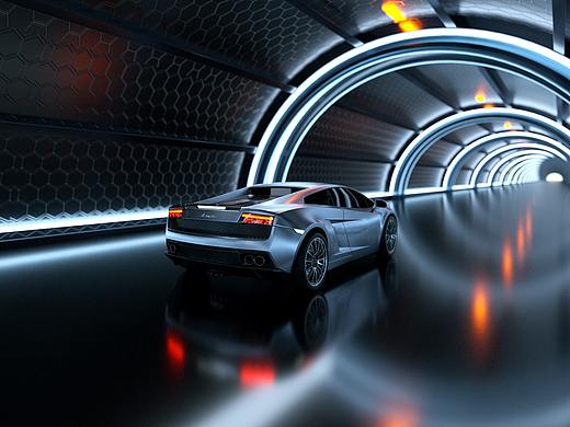 CINEMA 4D数据线广告动画