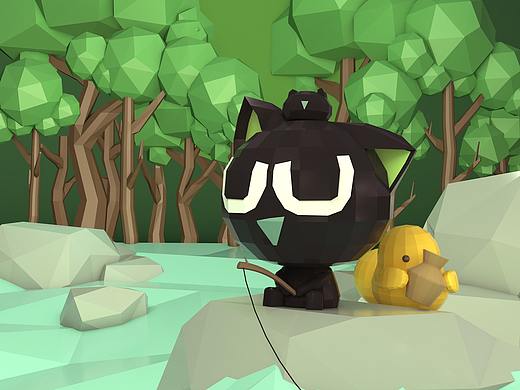 罗小黑战记 lowpoly