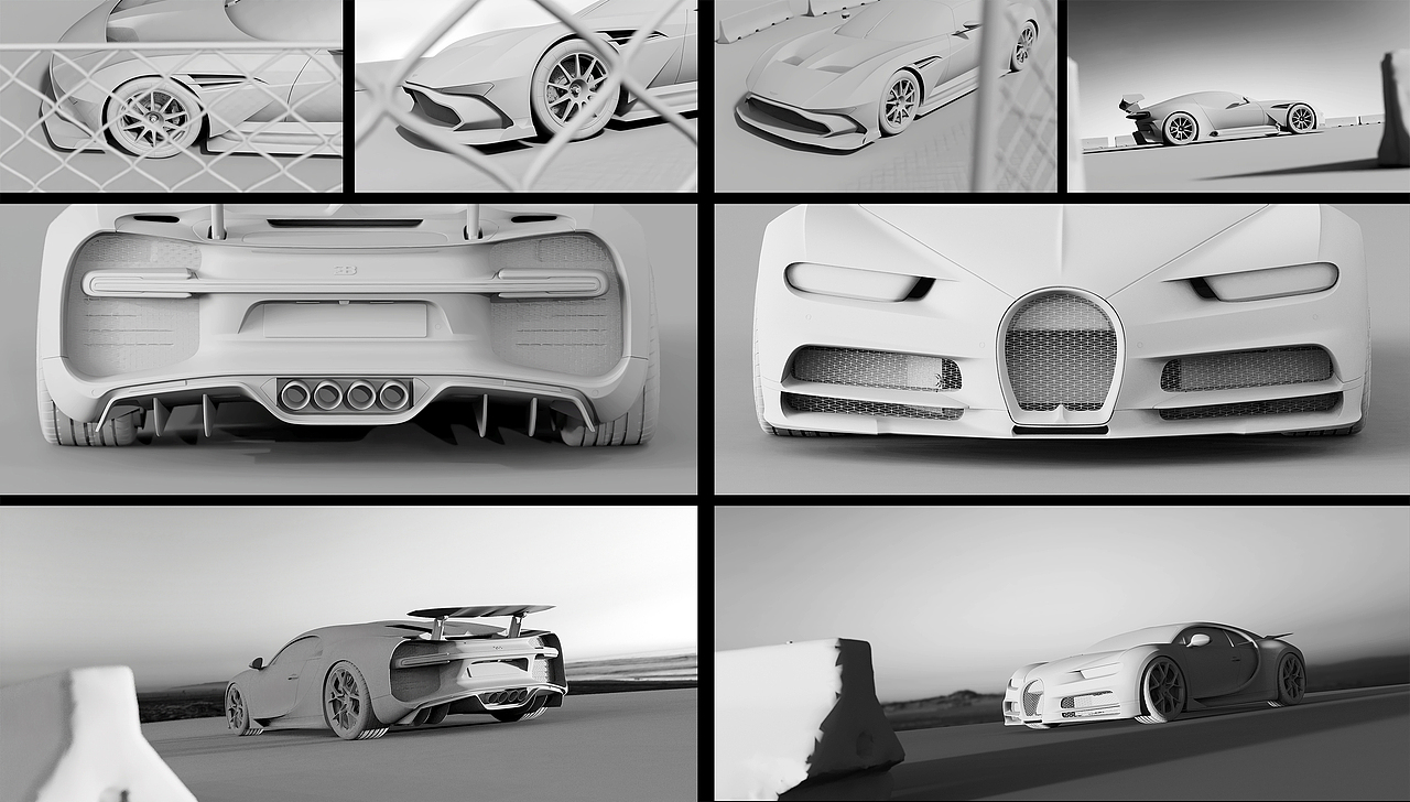 Bugatti-Chiron & Aston Martin-Vulcan（图ZMjQxNjExMTA0） - 机械/交通 - 站酷设计师BandMu黑木原创素材 - 站酷ZCOOL