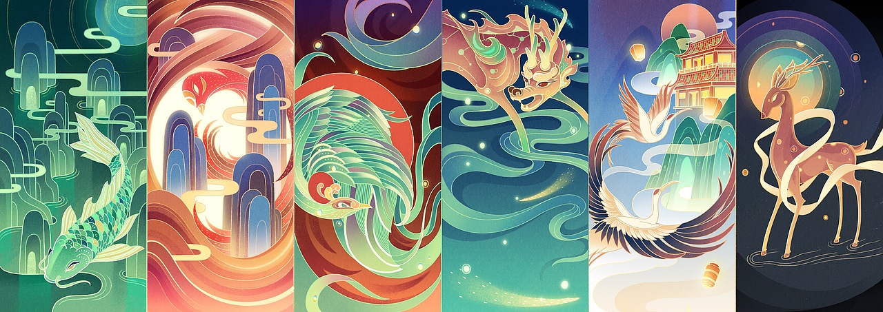 国风壁纸（图ZMjY1OTA1NDQ4） - 创作习作 - 站酷设计师东东船长与东东原创素材 - 站酷ZCOOL