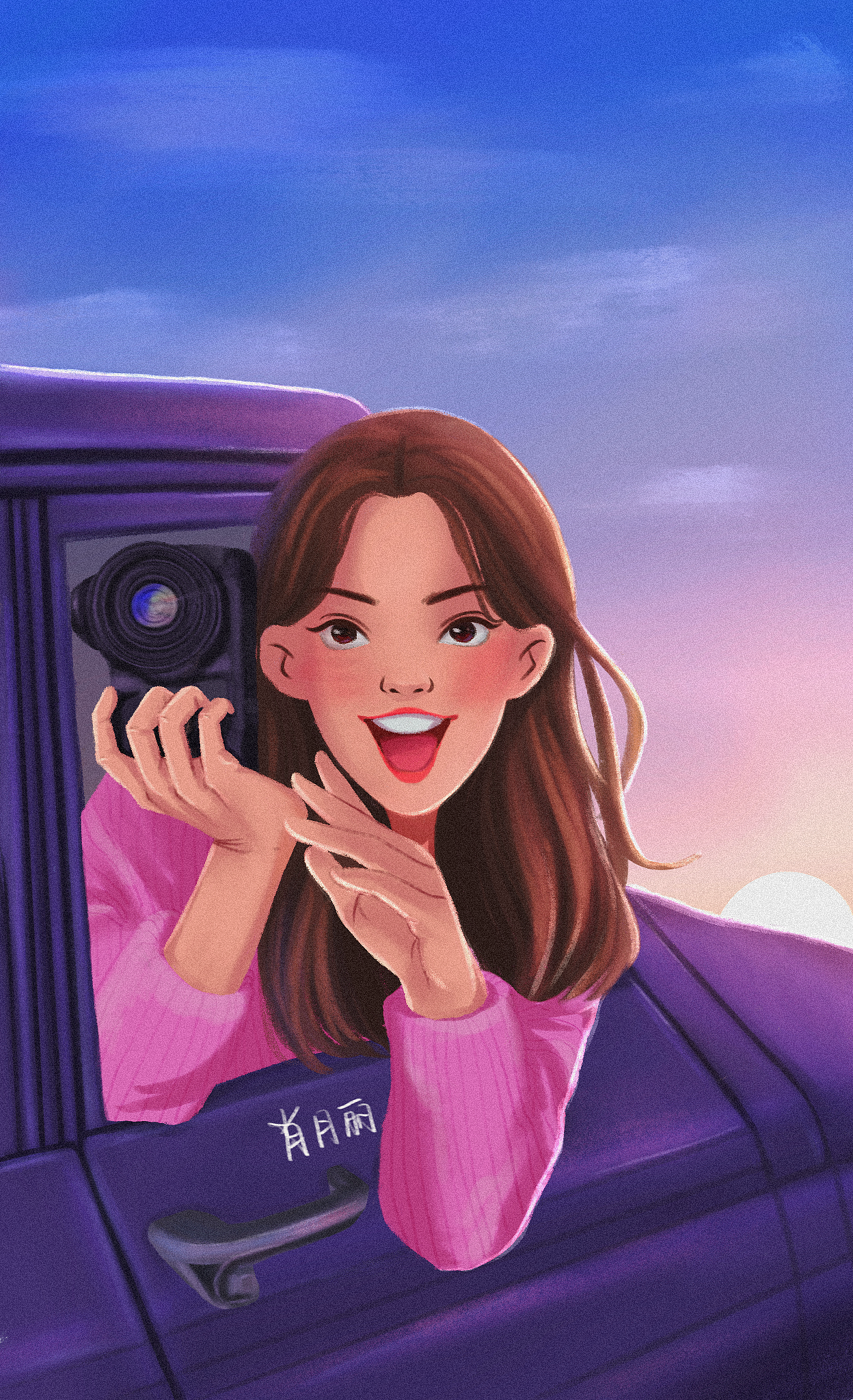 女孩插画（图ZMjY5ODE1NTA4） - 创作习作 - 站酷设计师大树晚风原创素材 - 站酷ZCOOL