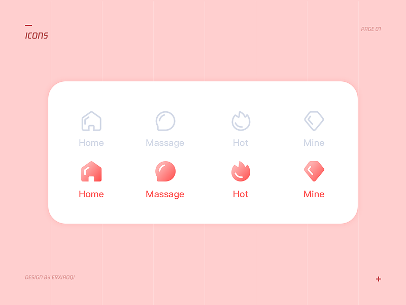 ICON图标设计（图ZMjI5Njk2NDY0） - 图标 - 站酷设计师胖墩儿小七原创素材 - 站酷ZCOOL