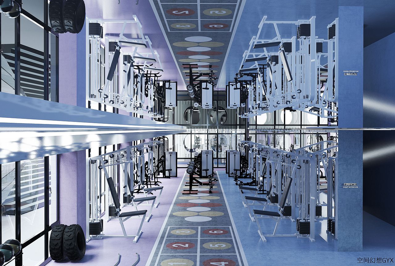 校园健身休闲空间（图ZMjg2MzQ5OTky） - 商业空间设计 - 站酷设计师空间幻想师原创素材 - 站酷ZCOOL