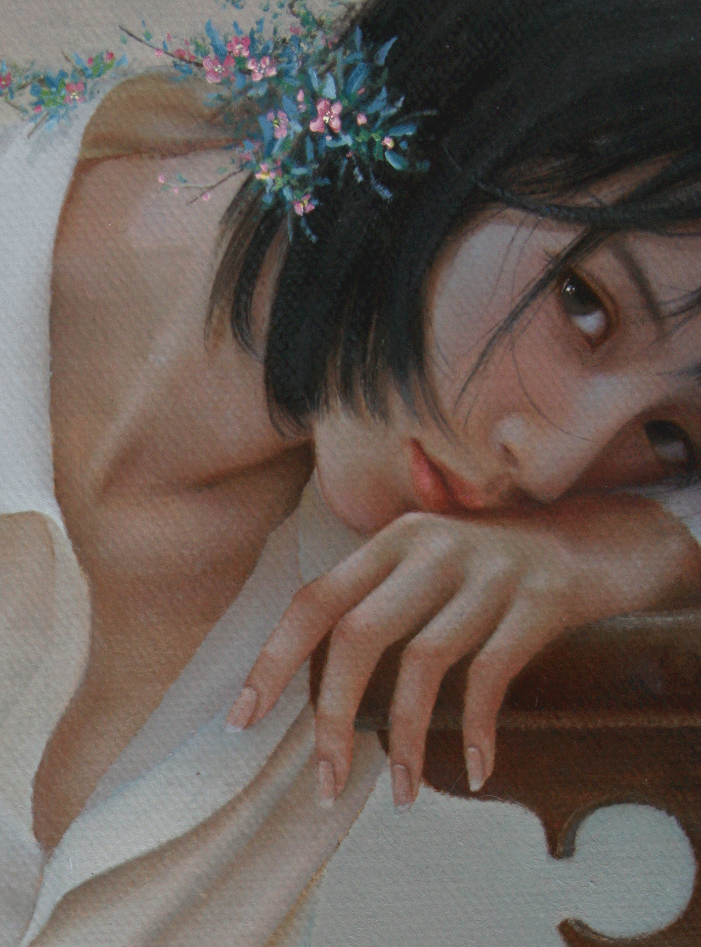 《倦寻芳慢》（图ZMzg3NDUyNDQ=） - 绘画 - 站酷设计师三山七鸦原创素材 - 站酷ZCOOL