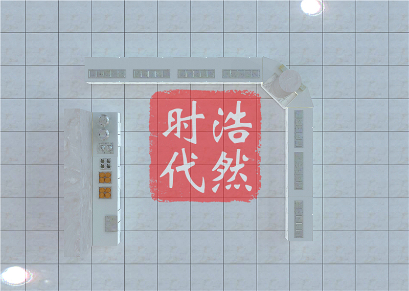 大理石折叠布菲台设计制作安装