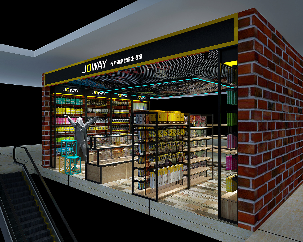 乔威攀枝花佳海电子店中店|空间|商业空间设计|顿思设计事务所 - 原创