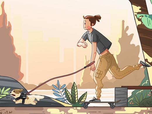 奔跑（个人主页-ZMzA1MTU3MjA=） - 创作习作 - 站酷设计师胖啊小神原创素材 - 站酷ZCOOL