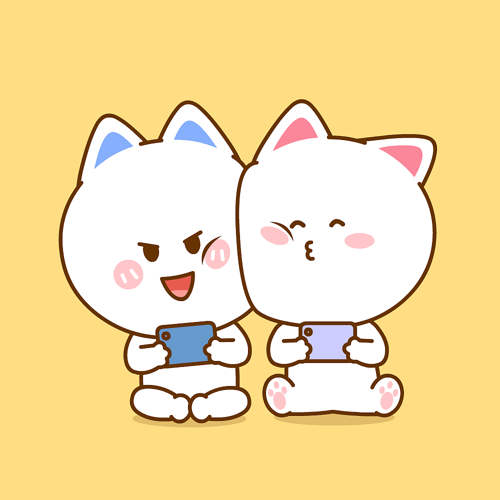 收藏 桃小仙 微信表情 卡通动漫 头像壁纸 可爱情侣 收藏 桃小仙 微信